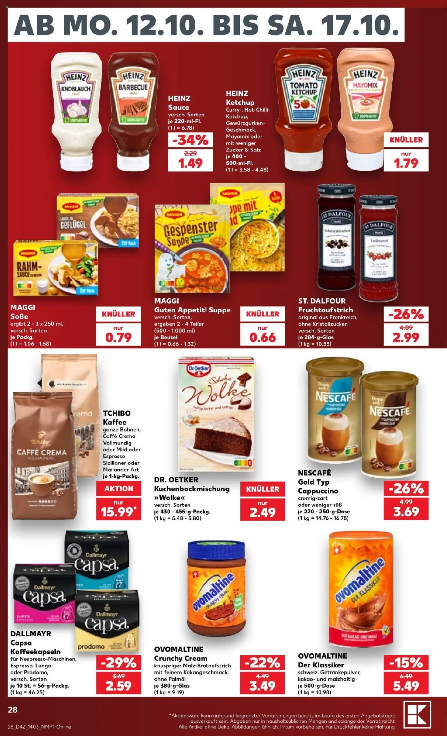 Kaufland Prospekt Köln – gültig ab 12.10.2026 | Seite: 32 | Produkte: Actimel, Fruchtzwerge, Alpro, Volvic