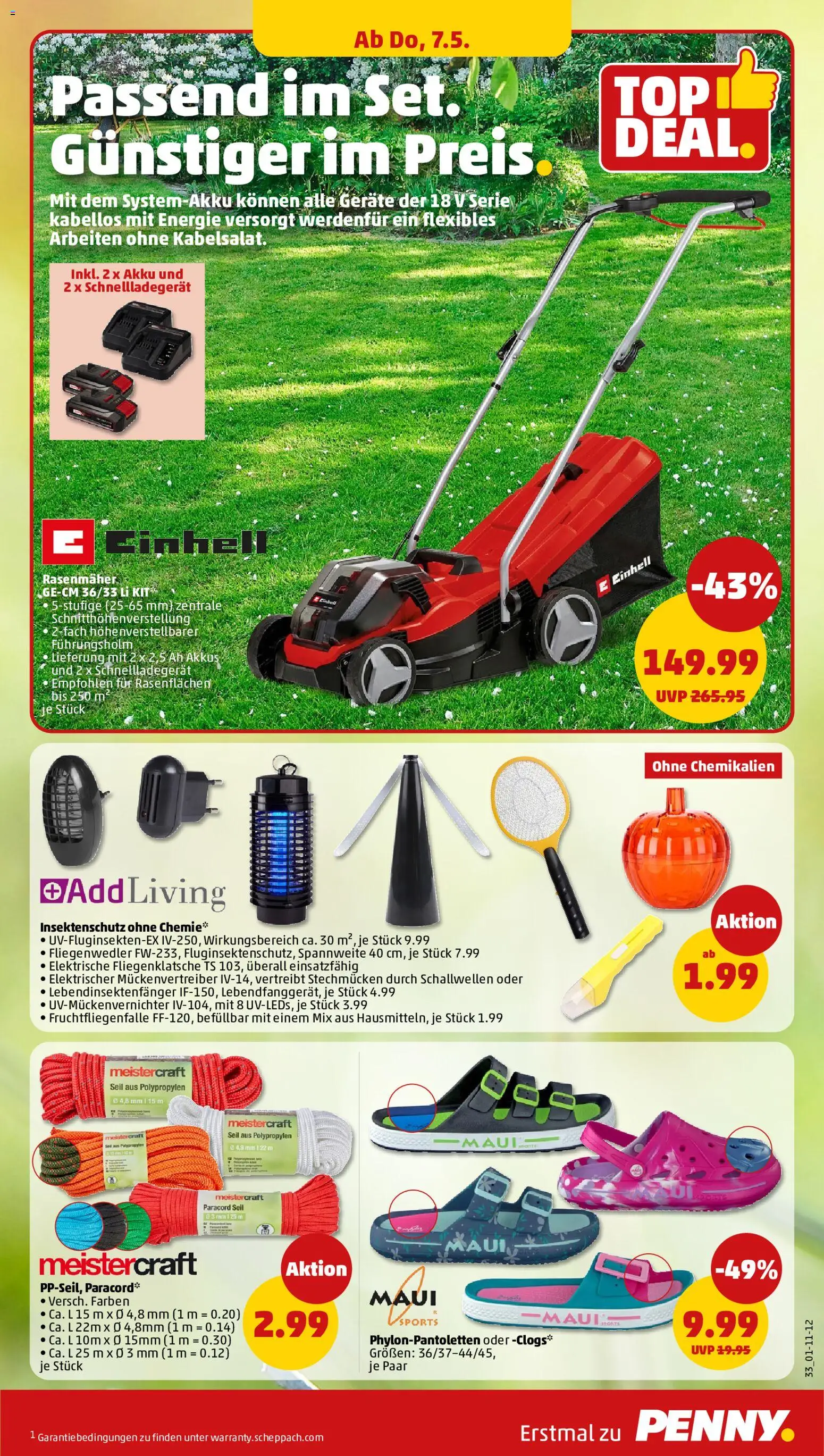 Penny Prospekt 	 – gültig ab 04.05.2026 | Seite: 39 | Produkte: Rasenmäher