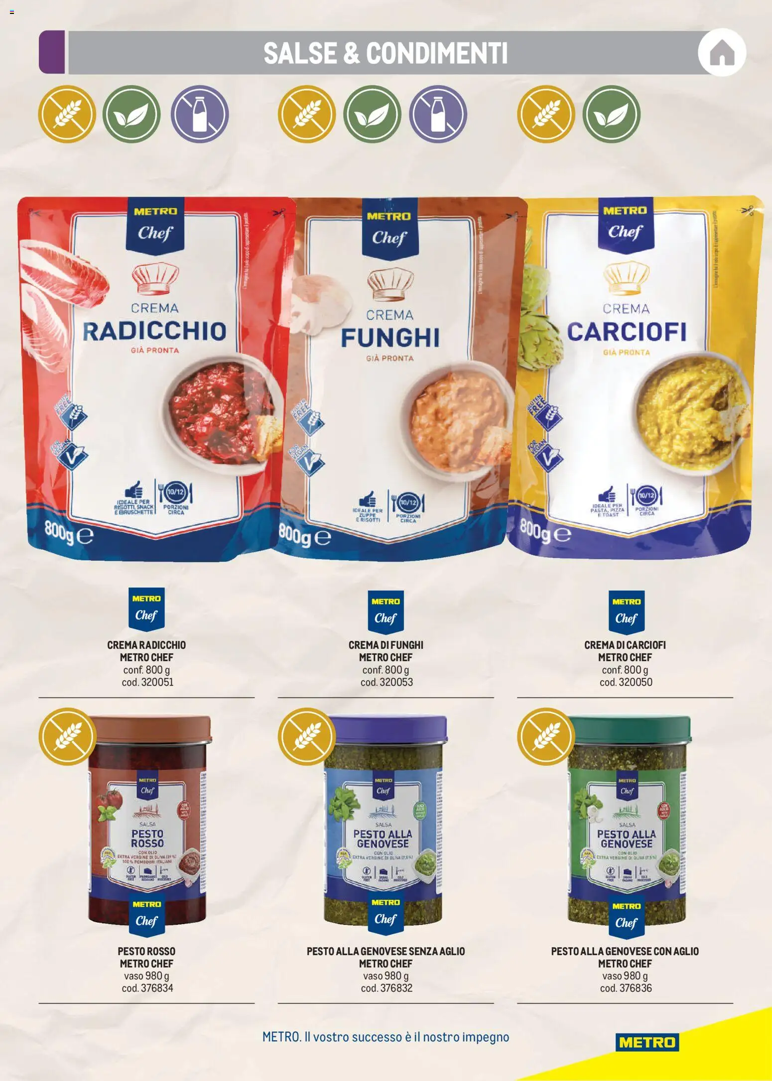 Volantino Metro del 17/08/2026 | Pagina: 37 | Prodotti: Aglio, Funghi, Carciofi, Pesto