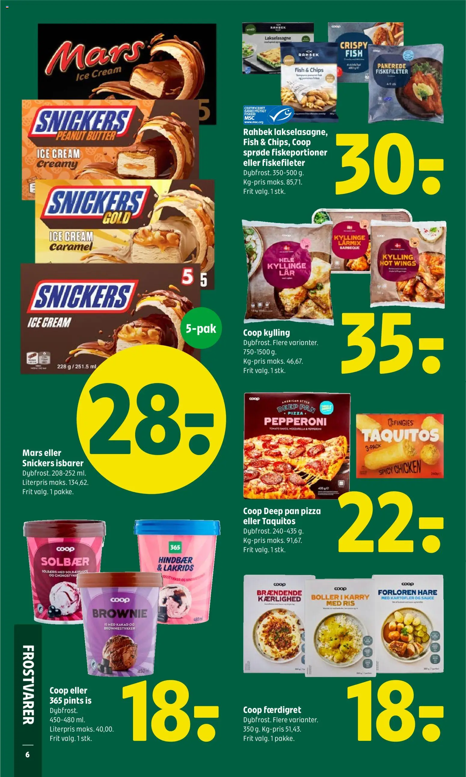 Coop 365 tilbudsavis – gyldig fra 07.05.2026 | Side: 7 | Produkter: Karry, Pizza, Kakao, Solbær