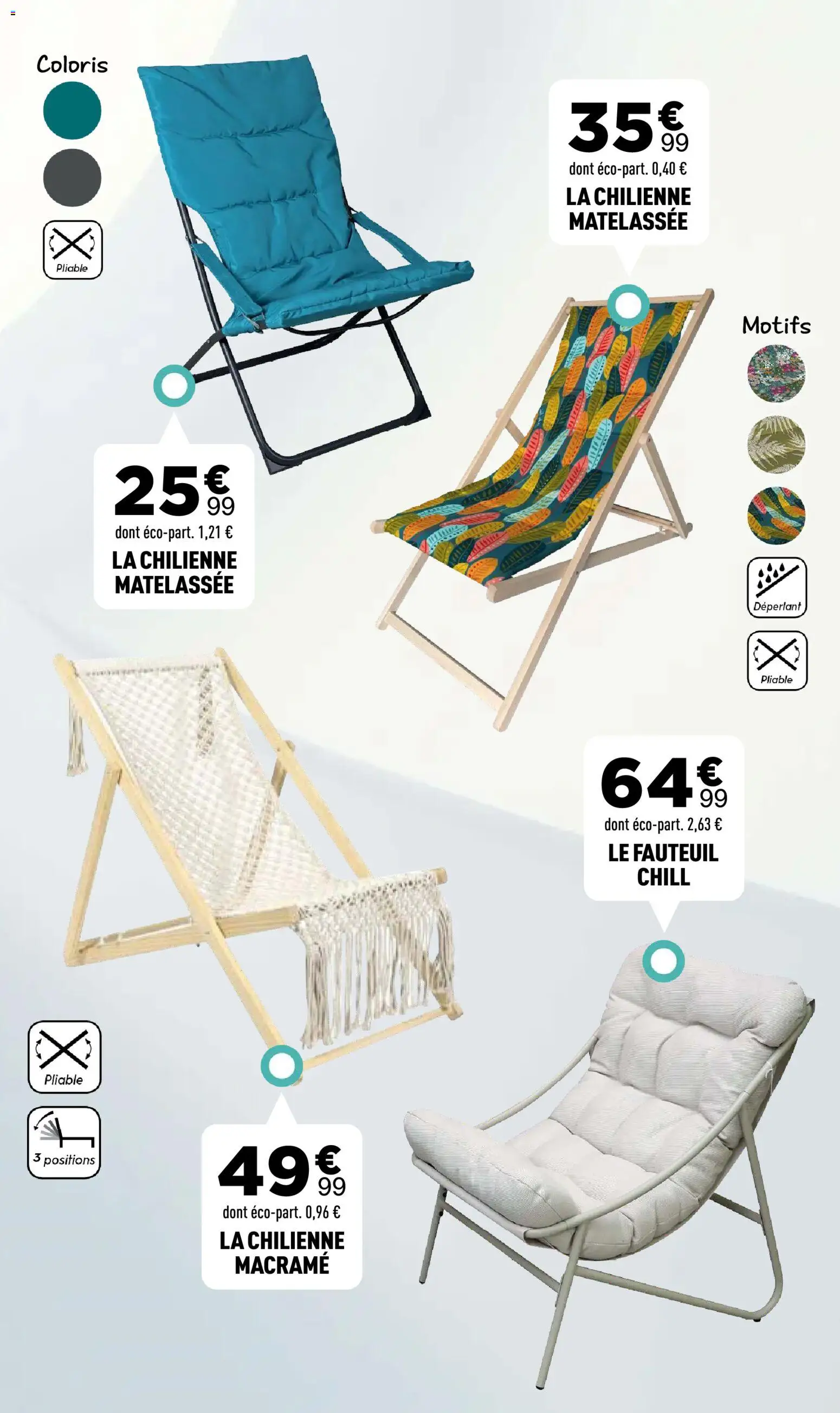{H1} | Page: 6 | Produits: Fauteuil, Chilienne