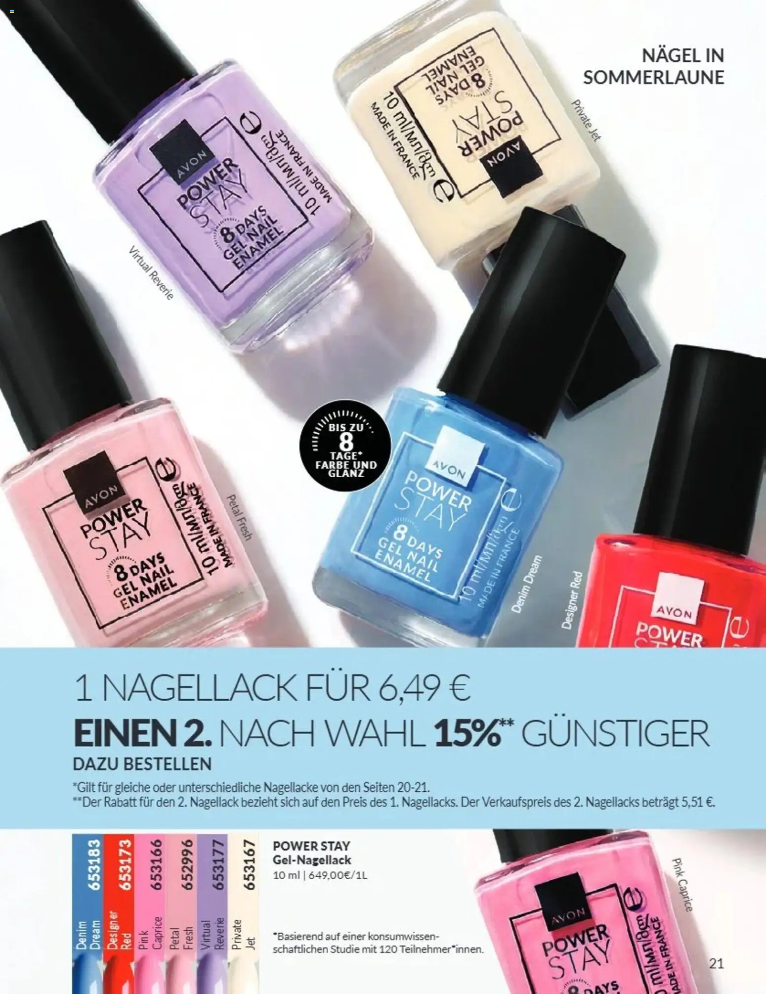 AVON Katalog August 2026 – gültig ab 08.08.2026 | Seite: 21 | Produkte: Nagellack