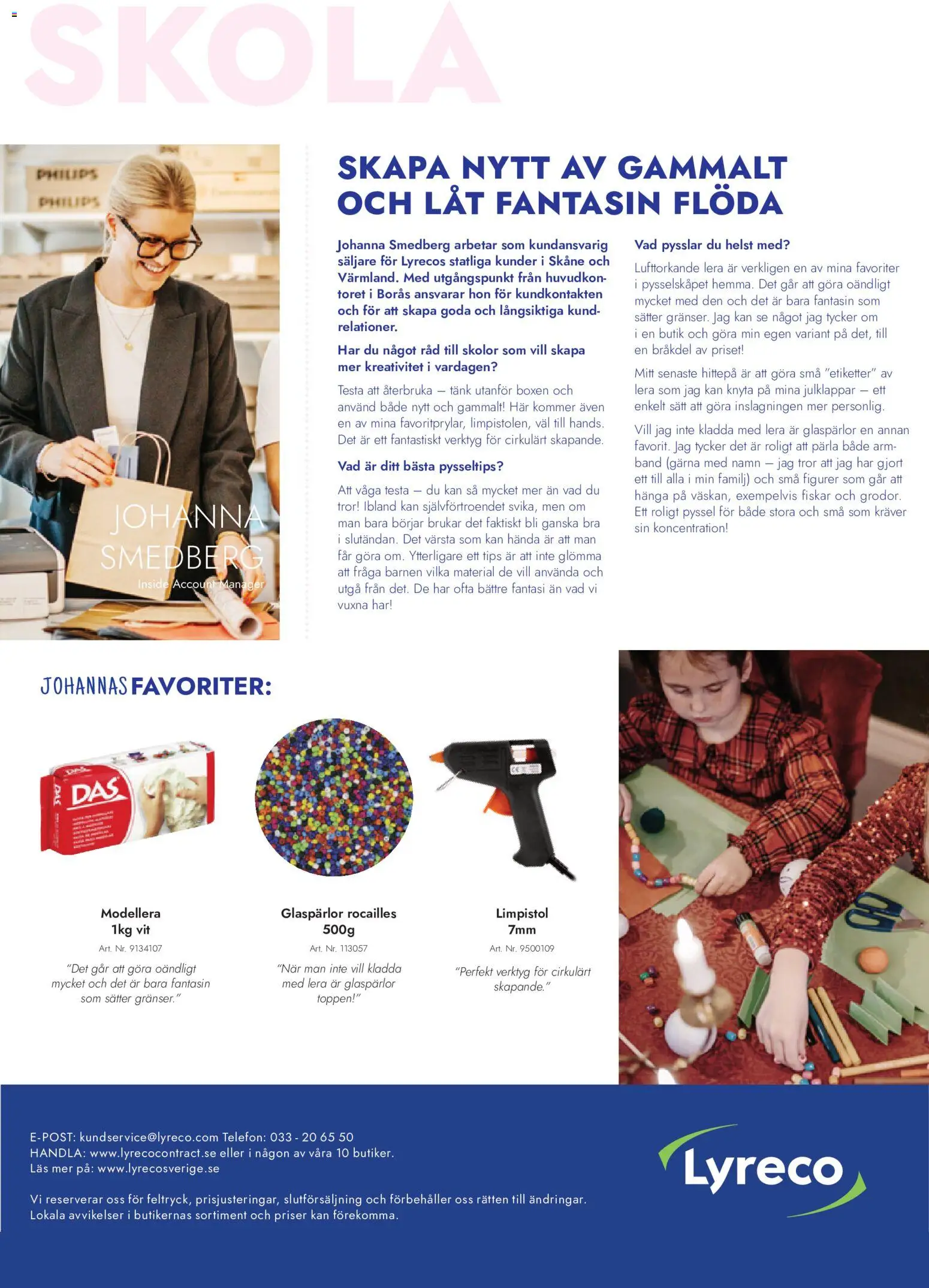 Lyreco reklamblad aktuell från 23/09/2026 | Sida: 2 | Produkter: Verktyg, Telefon, Limpistol