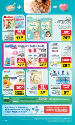 Pogląd oferty "Carrefour gazetka" - ważna od 22.06.2026 | Strona: 42 | Produkty: Pampers, Prysznic, Naklejki, Mleko