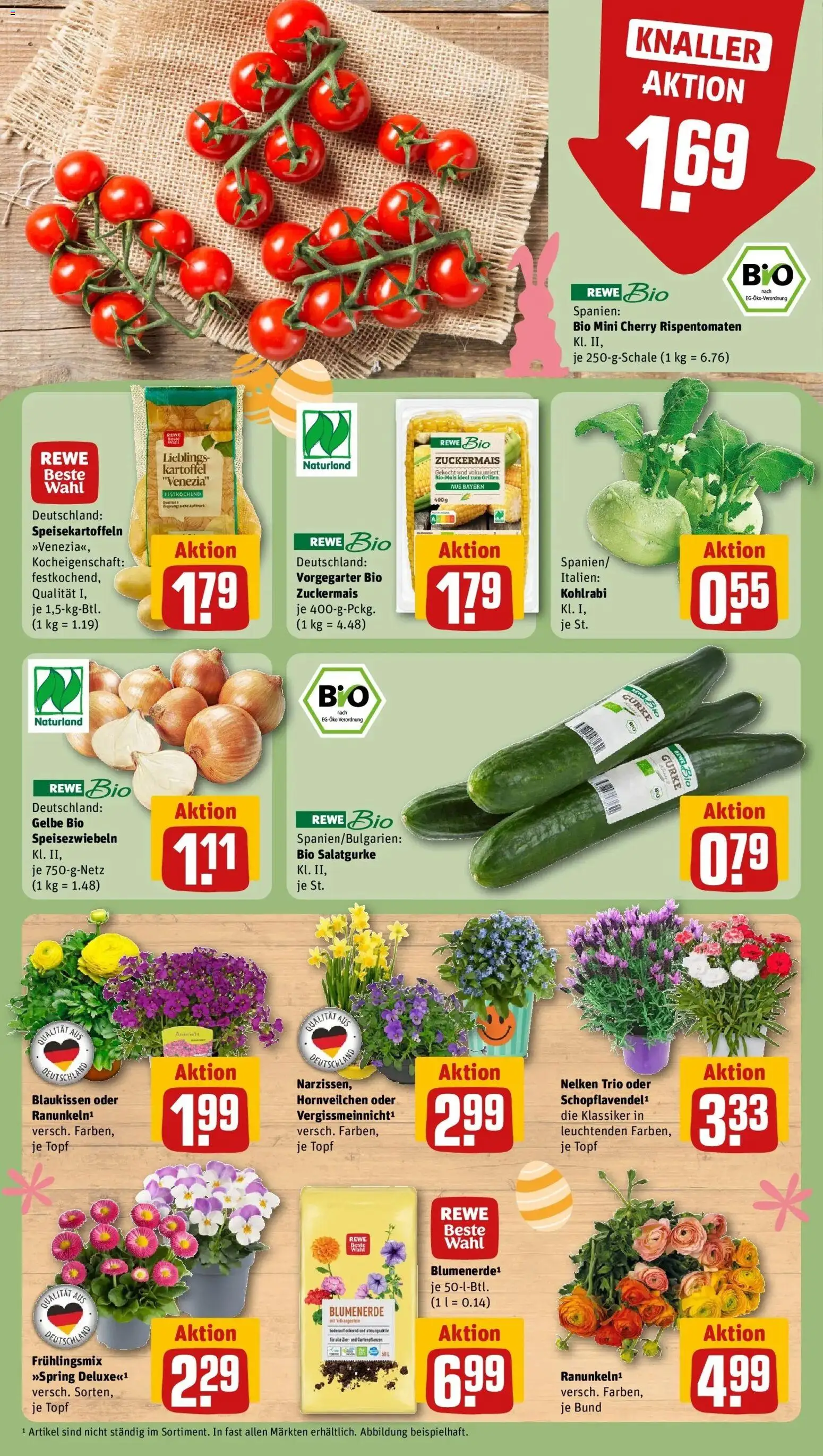 Rewe Prospekt Bad Orb	 – gültig ab 23.03.2026 | Seite: 9 | Produkte: Kohlrabi, Blumenerde