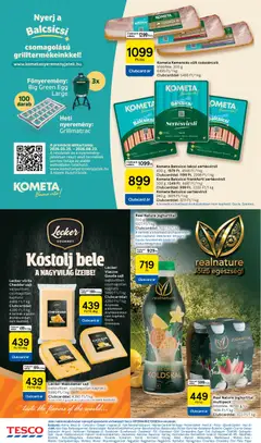 Tesco aktuális akciós újság - amely érvényes a következő dátumtól: 2026.07.16. | Oldal: 20 | Termékek: Gouda, Császárszalonna, Sajt, Cheddar