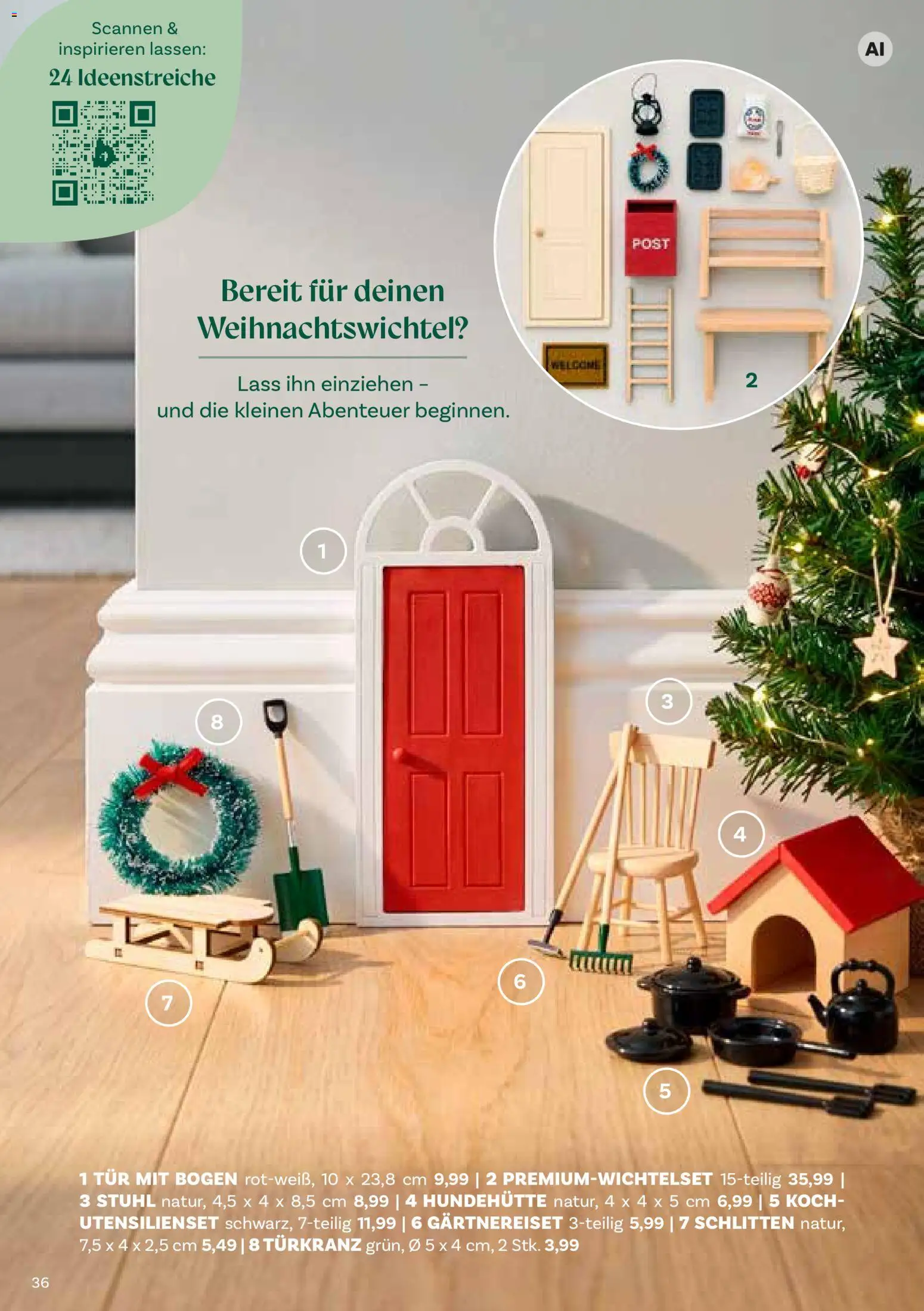 bellaflora Christmas gültig ab 06.10.2026 | Seite: 36 | Produkte: Stuhl