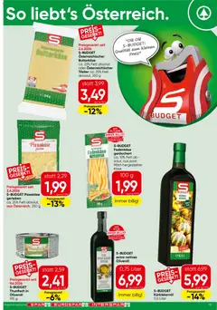 Spar Flugblatt - Burgenland ab 01.07.2026 gültig | Seite: 19 | Produkte: Kürbis, Milch, Butter, Käse