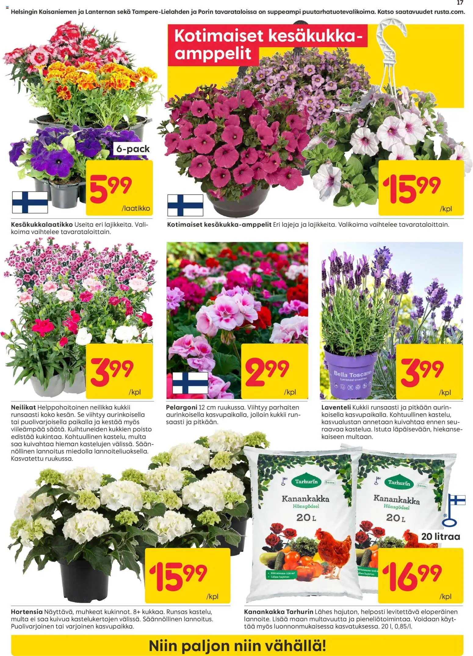 Rusta tarjoukset – voimassa 15.06.2026 alkaen | Sivu: 17 | Tuotteet: Multa