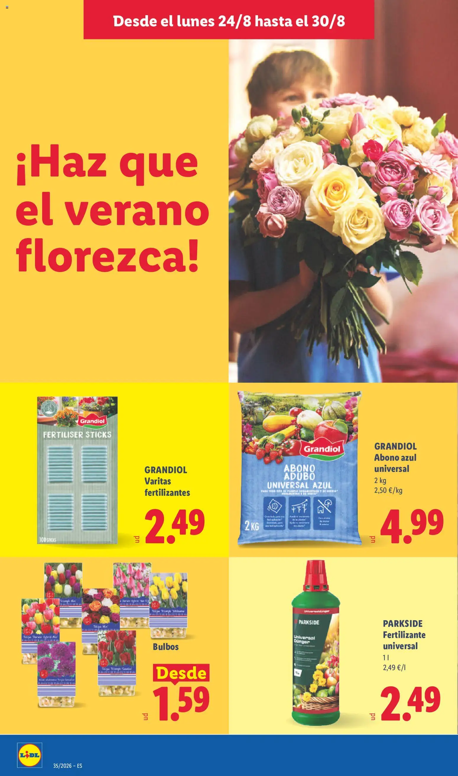 Lidl folleto │ válido desde el 24/08/2026 | Página: 42 | Productos: Fertilizante