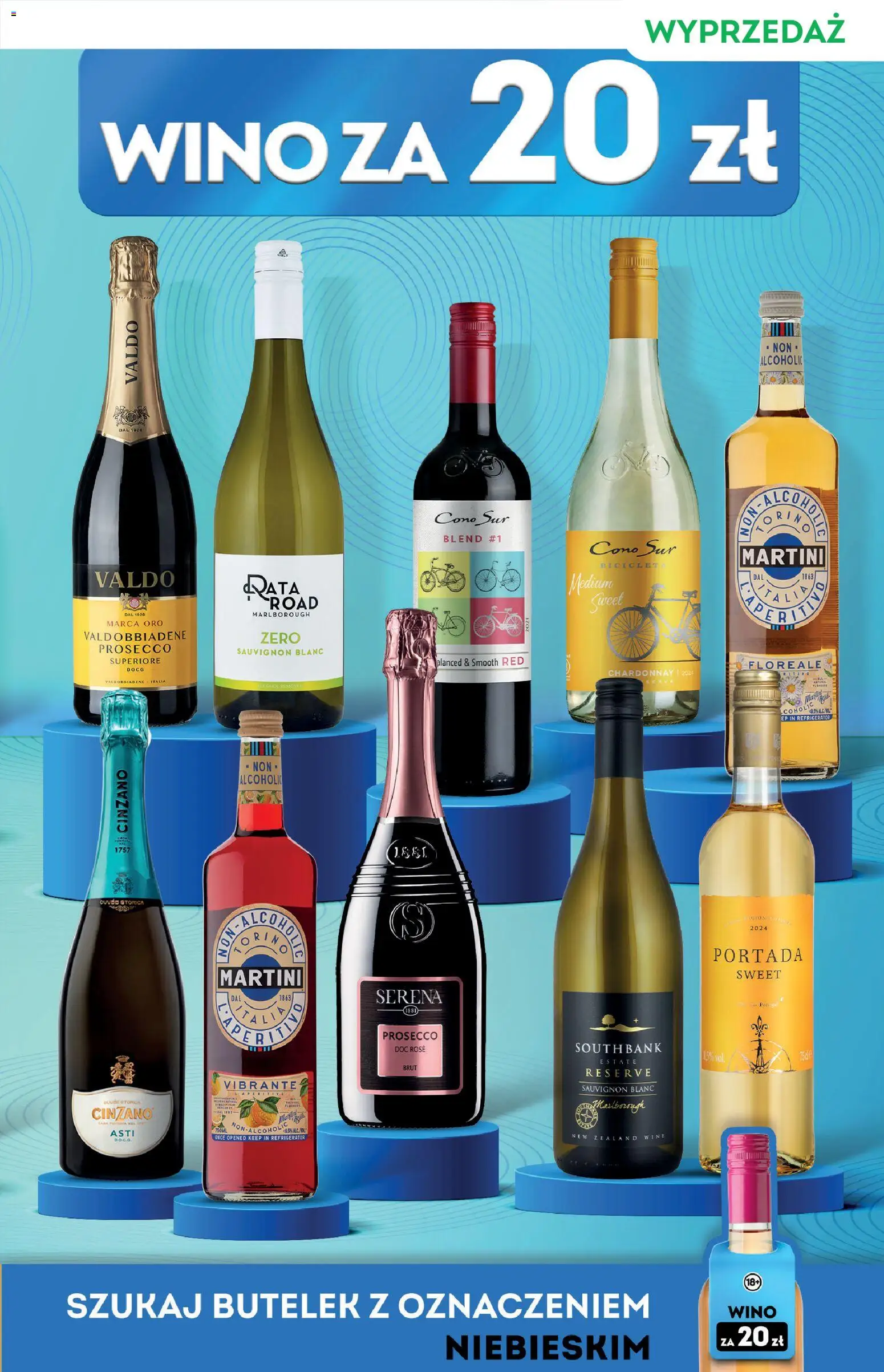 Żabka gazetka - Katalog win od 16.09.2026 | Strona: 5 | Produkty: Cinzano, Martini, Chardonnay, Sauvignon Blanc