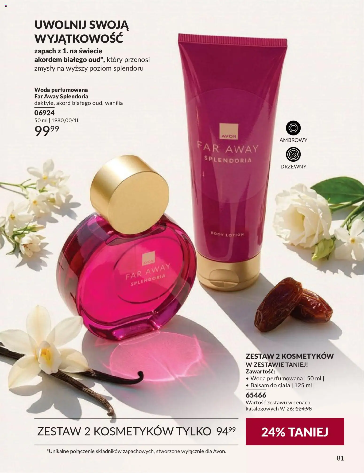 Avon Katalog 9 2026 od 01.09.2026 | Strona: 81 | Produkty: Balsam do ciała, Zapach, Body, Woda