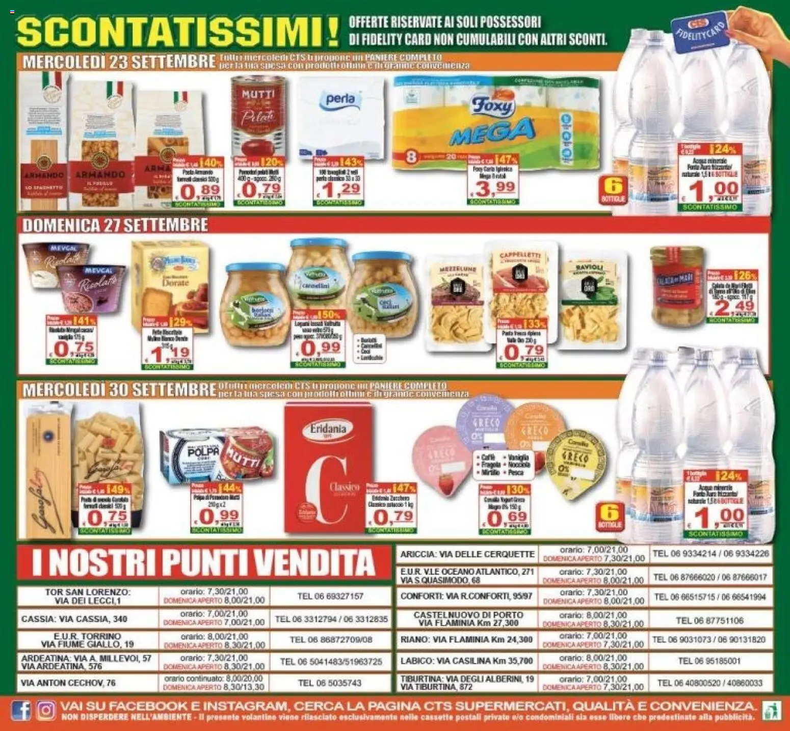 Volantino CTS del 23/09/2026 | Pagina: 24 | Prodotti: Ravioli, Mutti