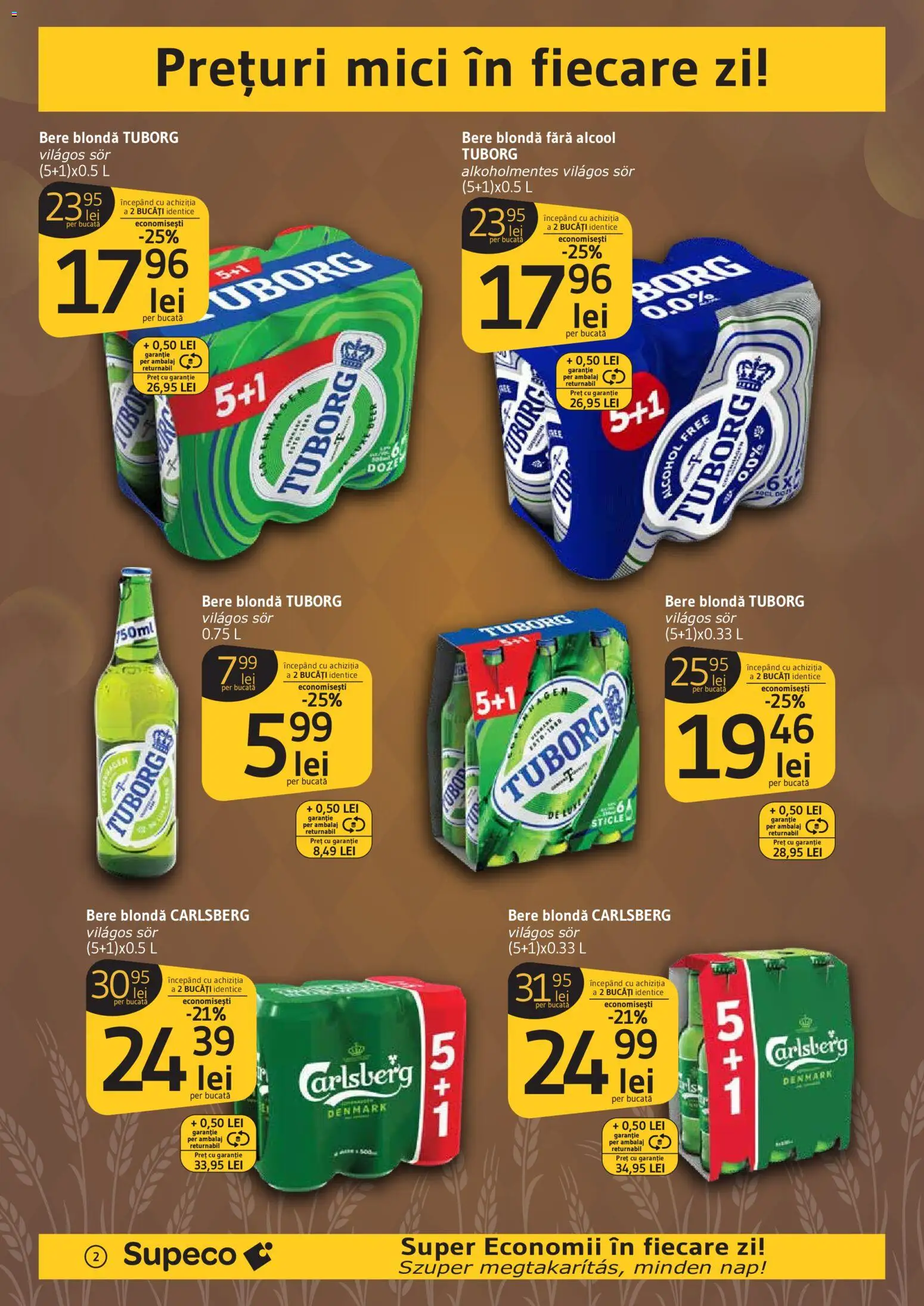 Noul catalog Supeco – valabil de la 11.06.2026 | Pagină: 2 | Produse: Mici, Bere