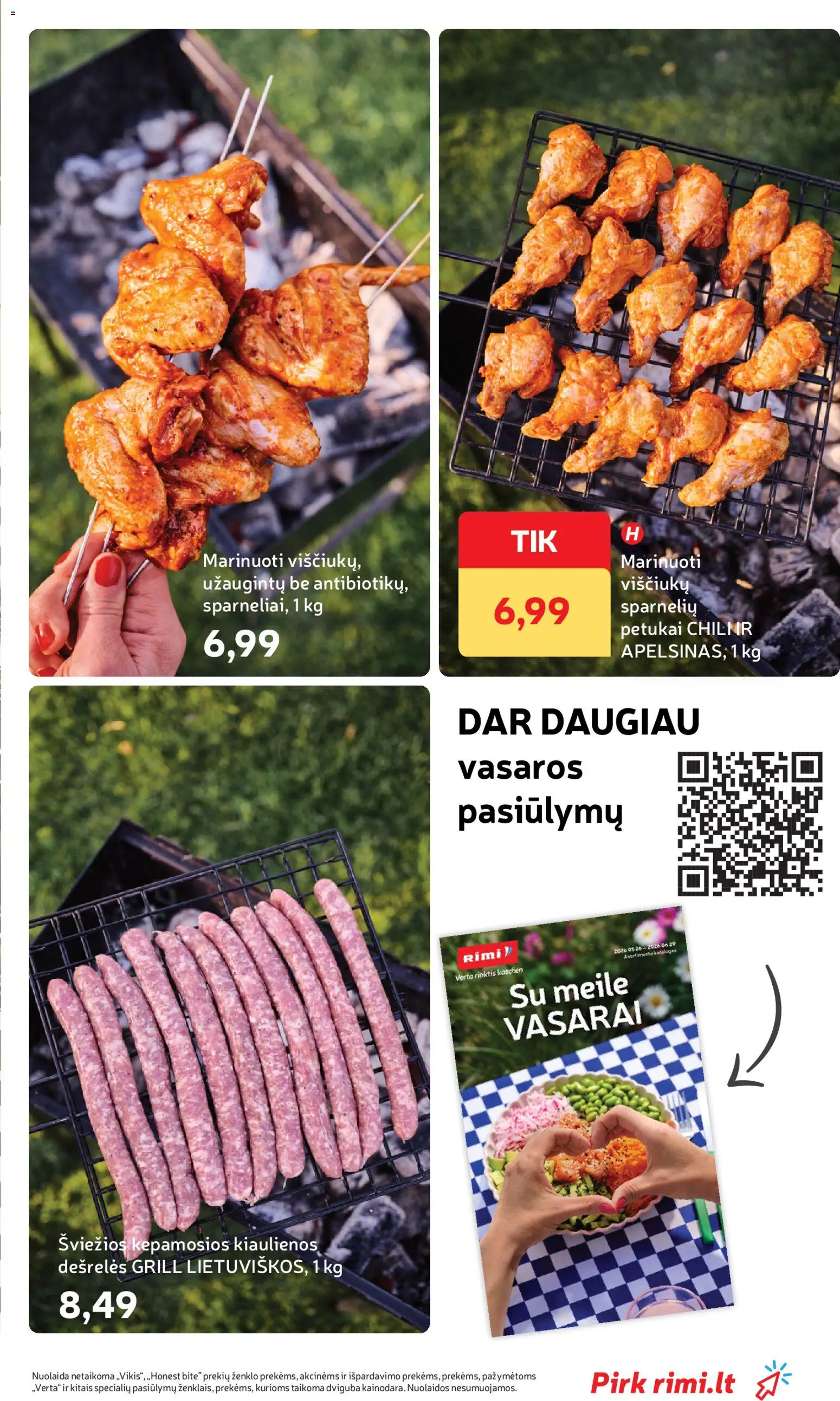 Rimi akcijos nuo 16.06.2026 | Puslapis: 5 | Prekių: Kiaulienos, Dešrelės