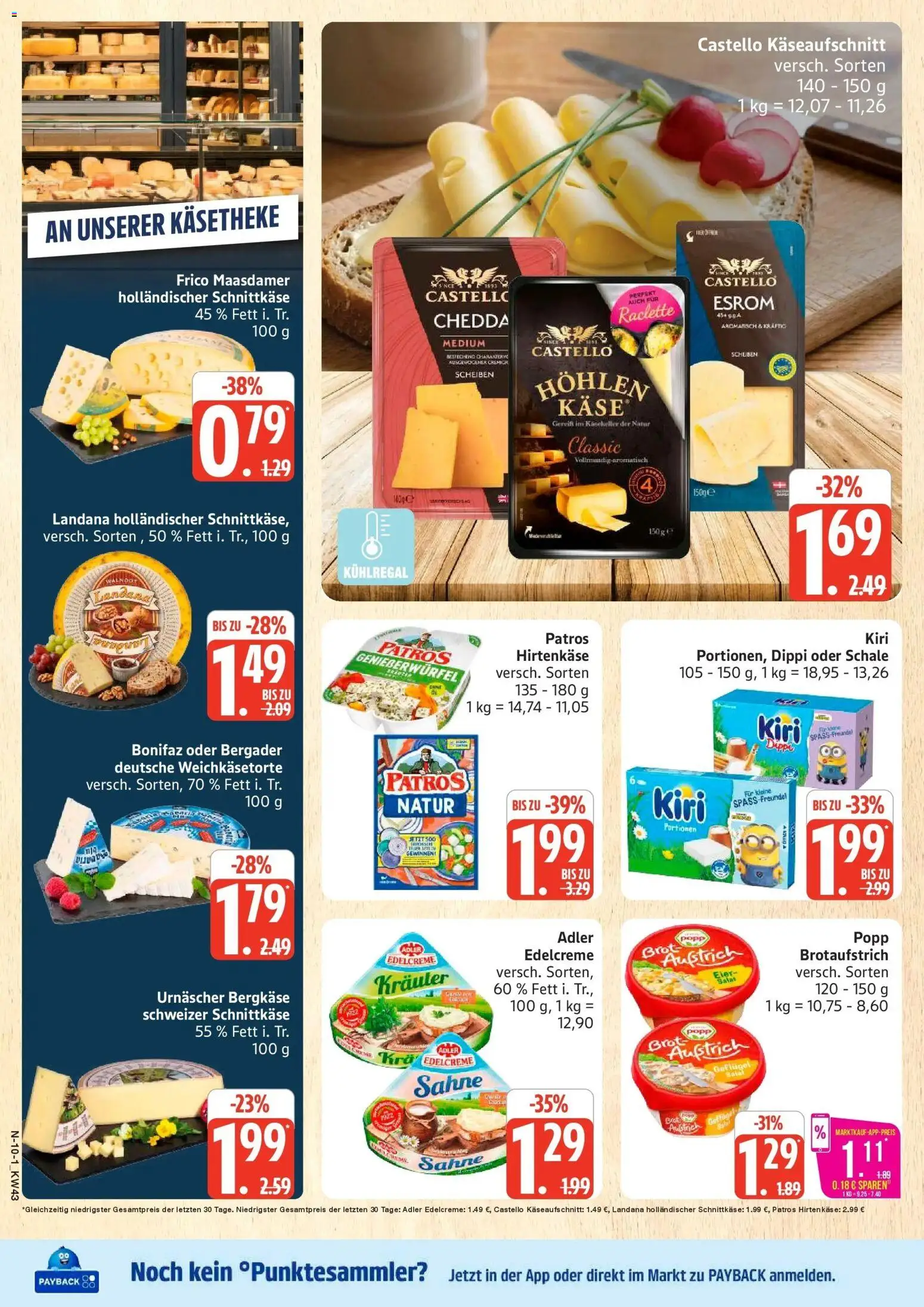 Marktkauf Prospekt Buxtehude (ab 19.10.2026) » Angebote online | Seite: 10 | Produkte: Patros, Raclette, Sahne, Salat