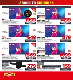 Anteprima del volantino Comet volantino valido a partire dal 10/09/2026 | Pagina: 22 | Prodotti: Soundbar, Video, Audio, Samsung