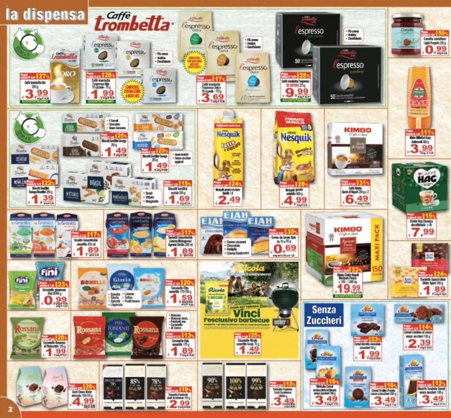 Volantino CTS del 10.06.2026 | Pagina: 2 | Prodotti: Caffè, Latte, Agrumi, Cacao