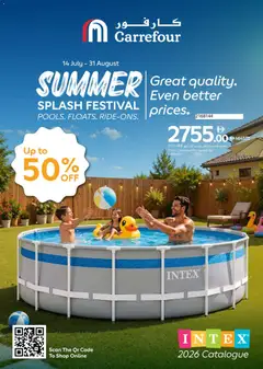 Preview of Carrefour Summer Splash Festival valid from 14 Jul, 2026