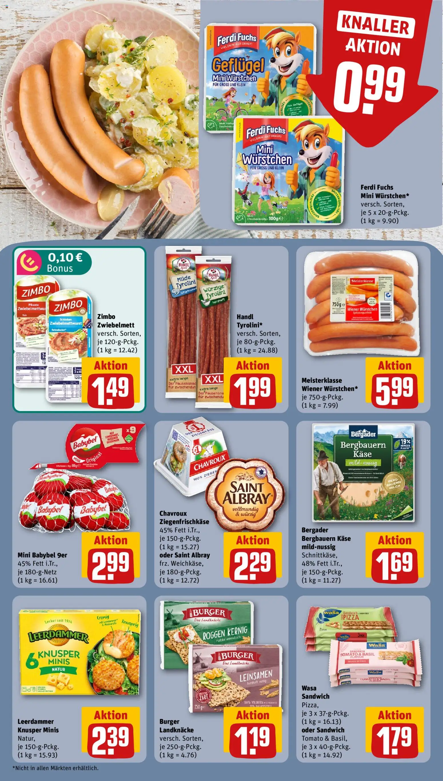 Rewe ihr Kaufpark Prospekt – gültig ab 07.09.2026 | Seite: 12 | Produkte: Wiener wurstchen, Käse, Ziegenkäse, Babybel