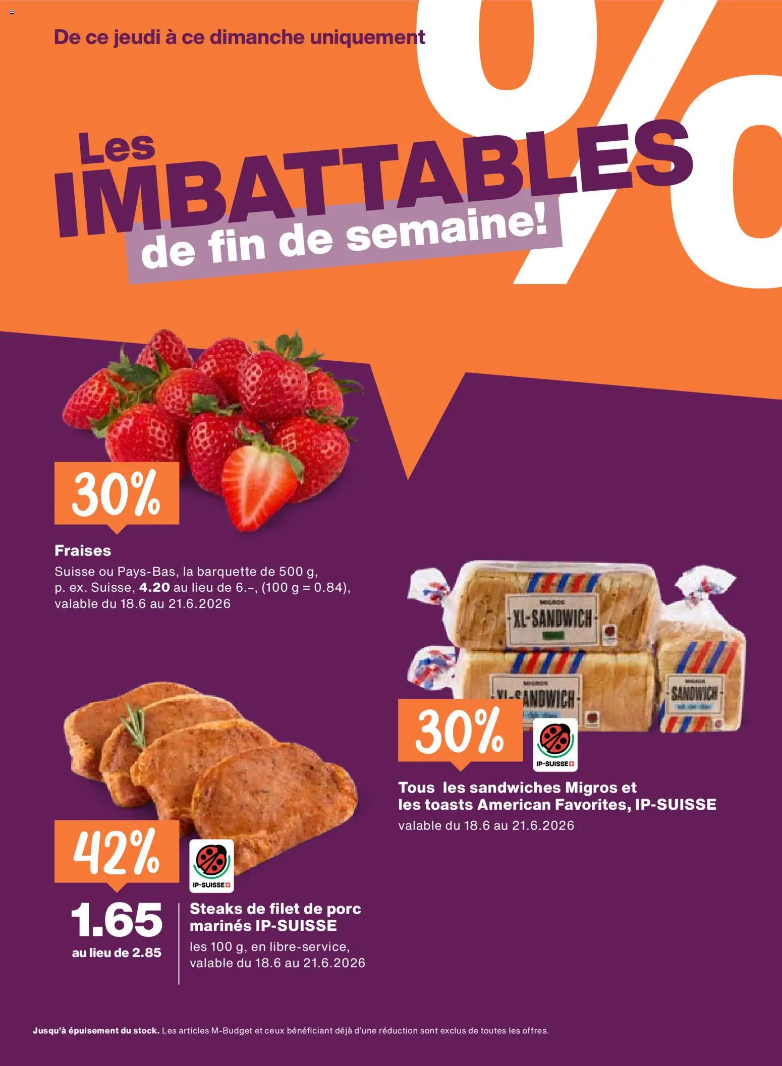 Migros aktionen FR – gültig ab 18.06.2026 | Seite: 24