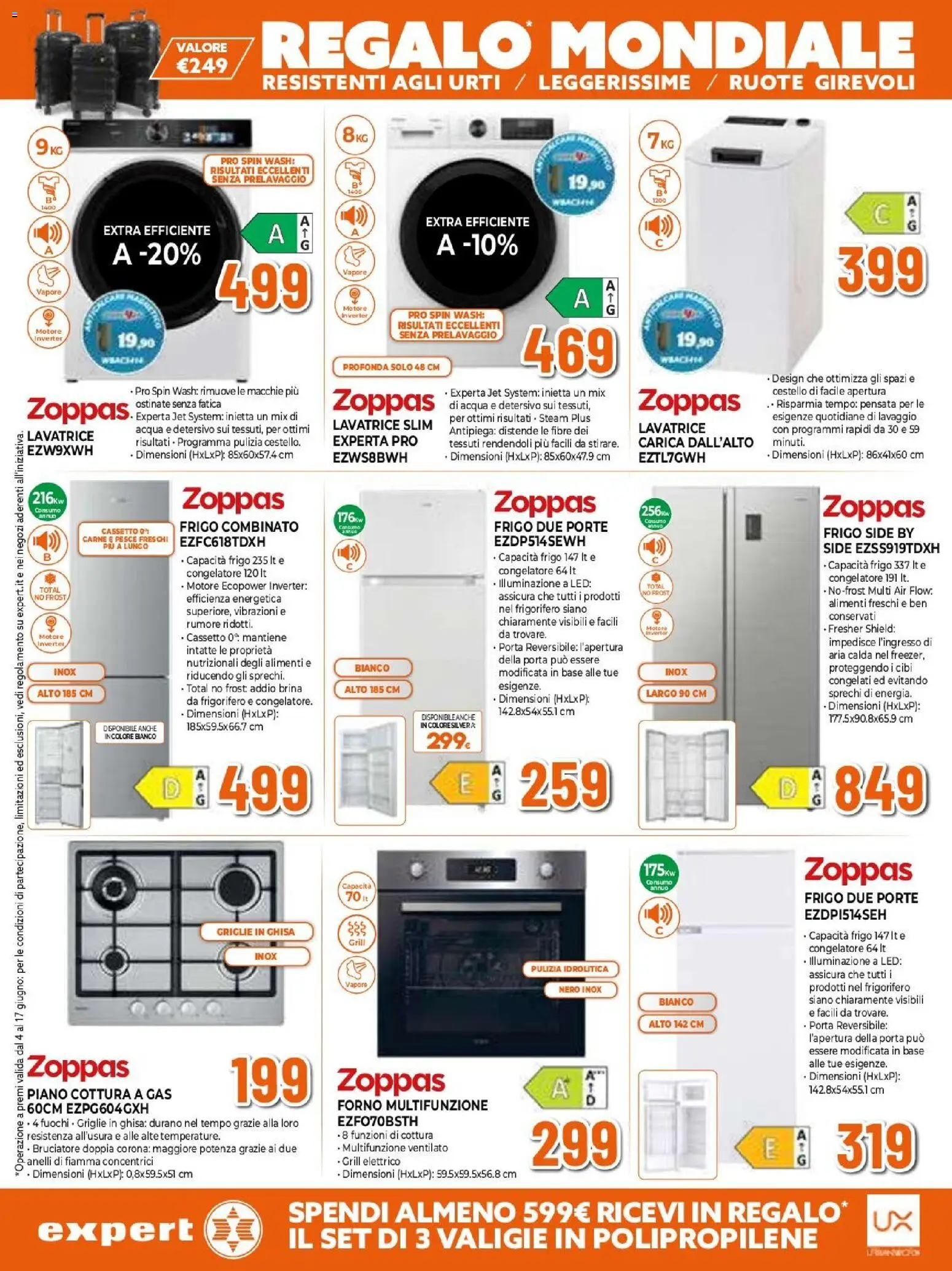 Volantino Expert del 04.06.2026 | Pagina: 34 | Prodotti: Pesce, Acqua, Frigorifero, Congelatore