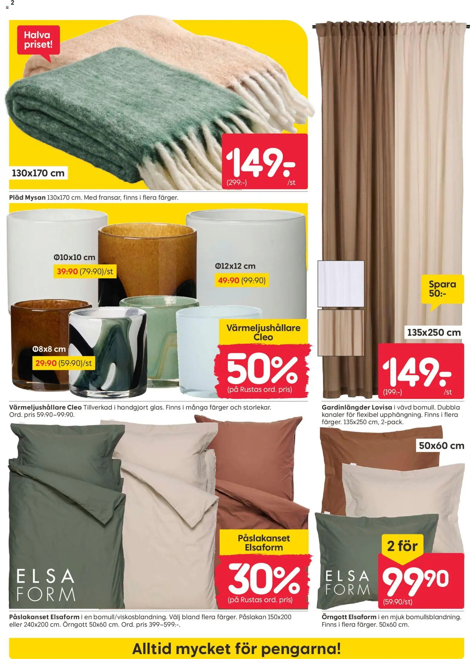 Rusta reklamblad aktuell från 03/08/2026 | Sida: 2