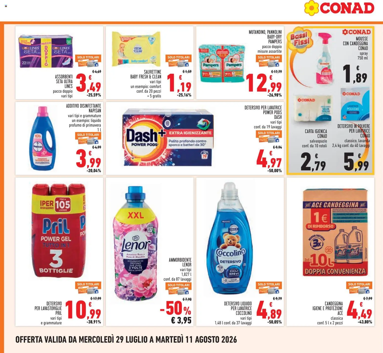 Volantino Conad del 29/07/2026 | Pagina: 18