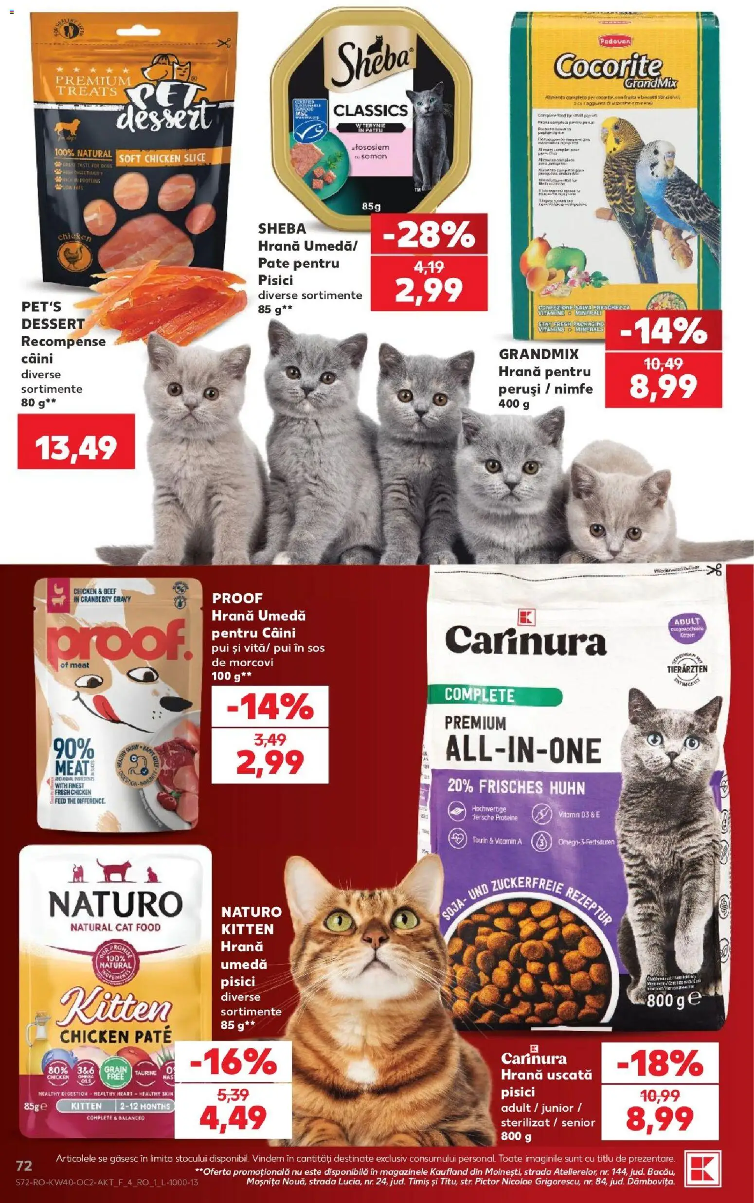 Kaufland RO akciós ujság - amely érvényes a következő dátumtól: 2026.09.30. | Oldal: 72 | Termékek: Vitamin, Omega