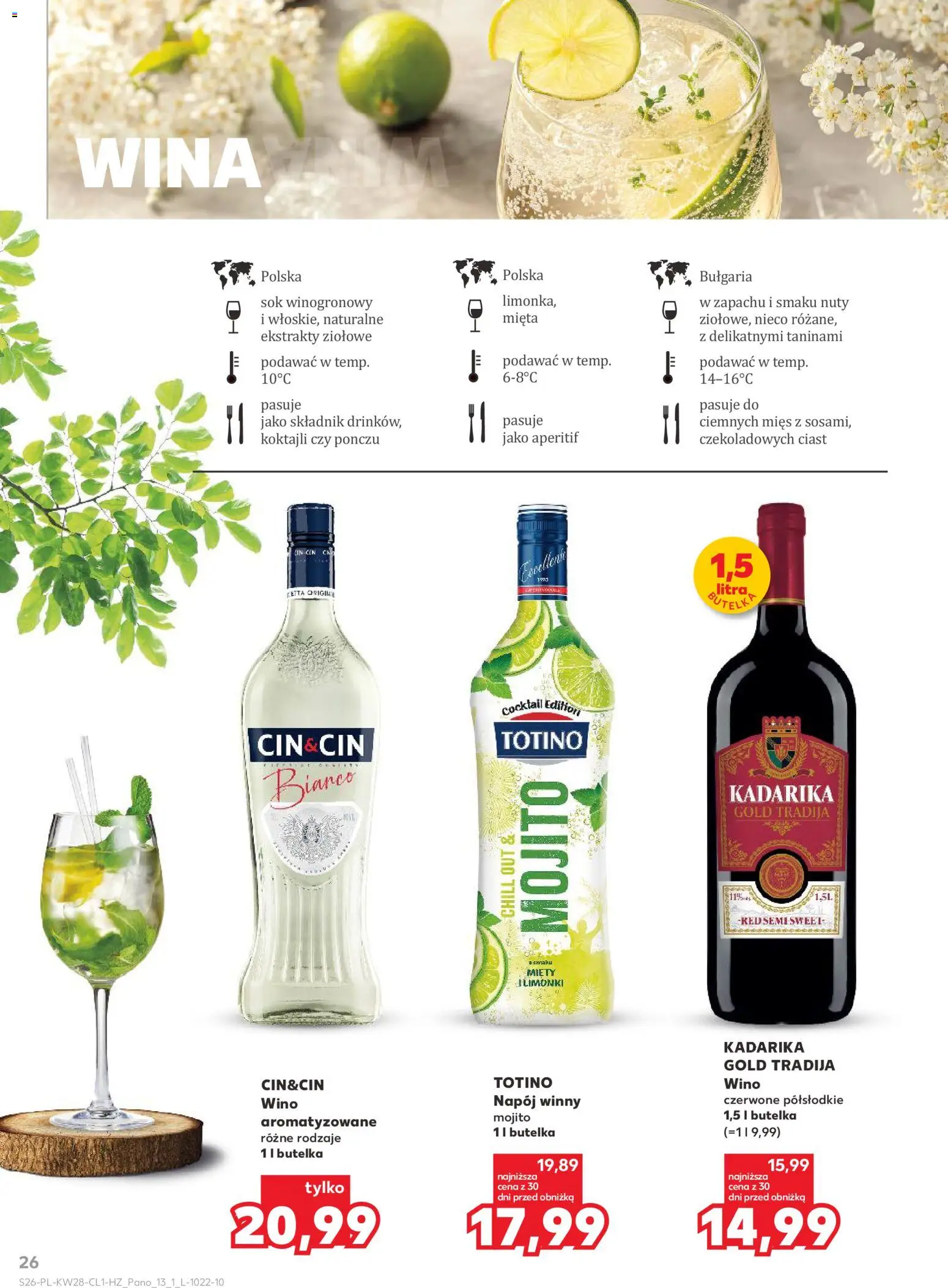 Kaufland Polsko leták - Barek od 09.07.2026 | Strana: 26 | Produkty: Mojito