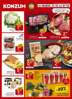 Konzum Katalog - Pregled kataloga iz trgovine Konzum, vrijedi od 21.10.2026