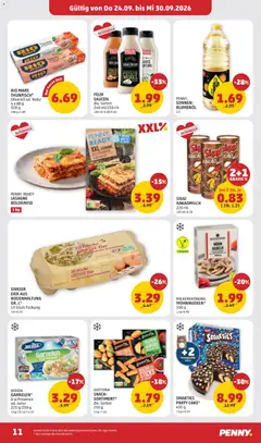 Penny Markt - Flugblatt ab 24.09.2026 gültig | Seite: 11 | Produkte: Eier, Nudeln