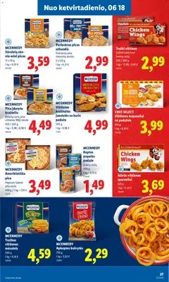LIDL leidinys galioja nuo 15.06.2026 | Puslapis: 29 | Prekių: Vištienos, Pupelės, Pica, Vištiena
