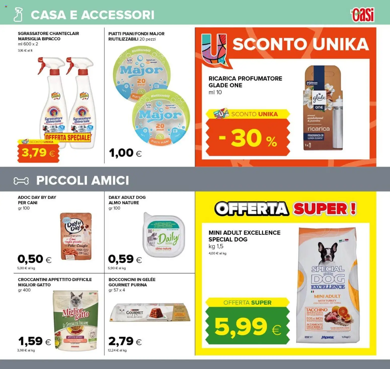 Volantino Oasi del 03/09/2026 | Pagina: 27 | Prodotti: Sgrassatore, Specialità, Profumo, Fragranza