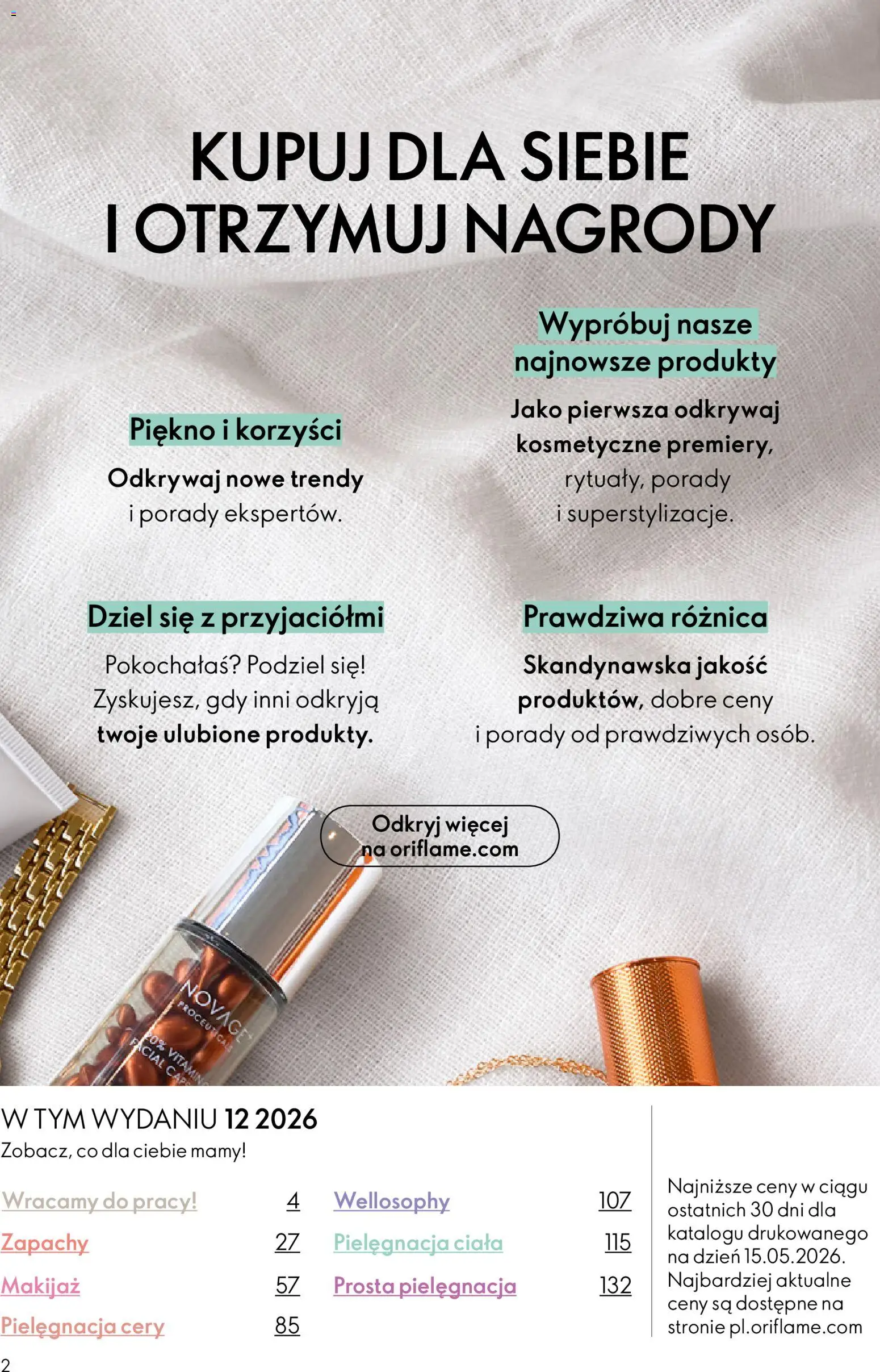 Oriflame Katalog 12 2026 od 19.08.2026 | Strona: 2 | Produkty: Makijaż