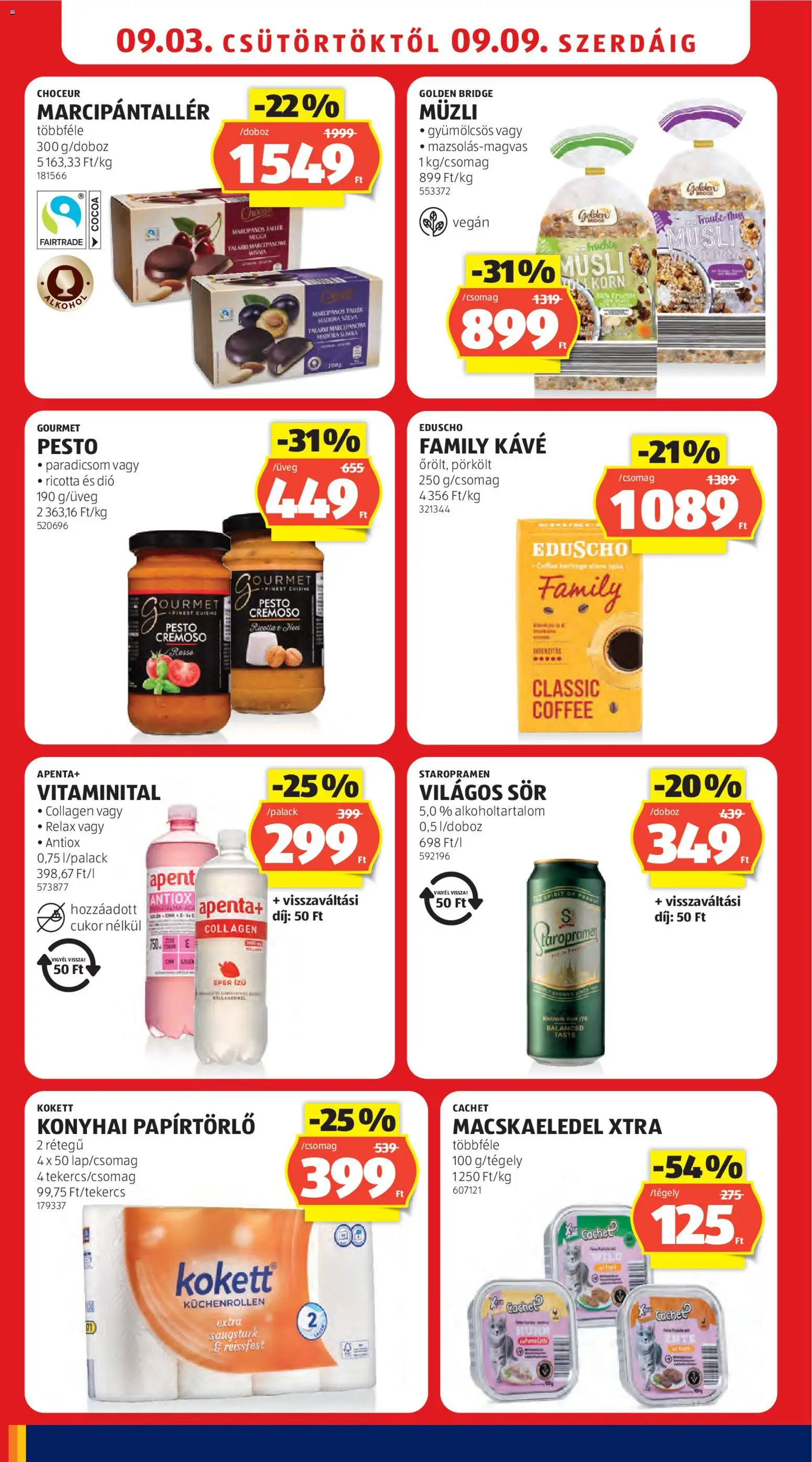 Aldi akciós ujság - amely érvényes a következő dátumtól: 2026.09.03. | Oldal: 12