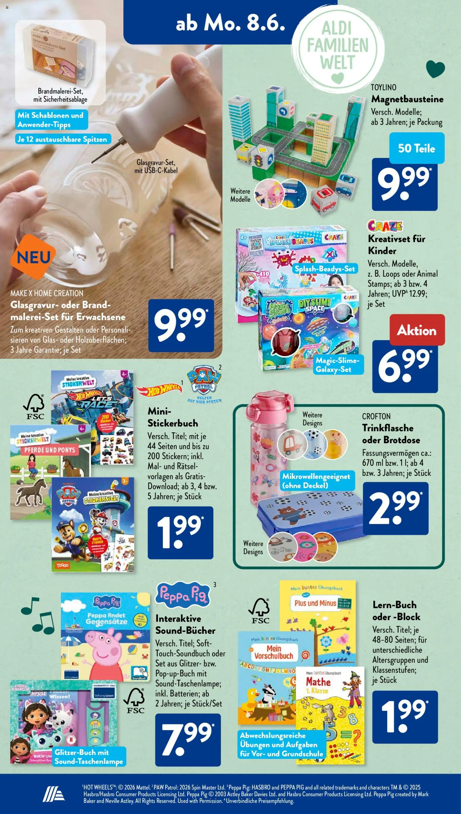 Aldi Süd Prospekt – gültig ab 08.06.2026 | Seite: 3 | Produkte: Home creation