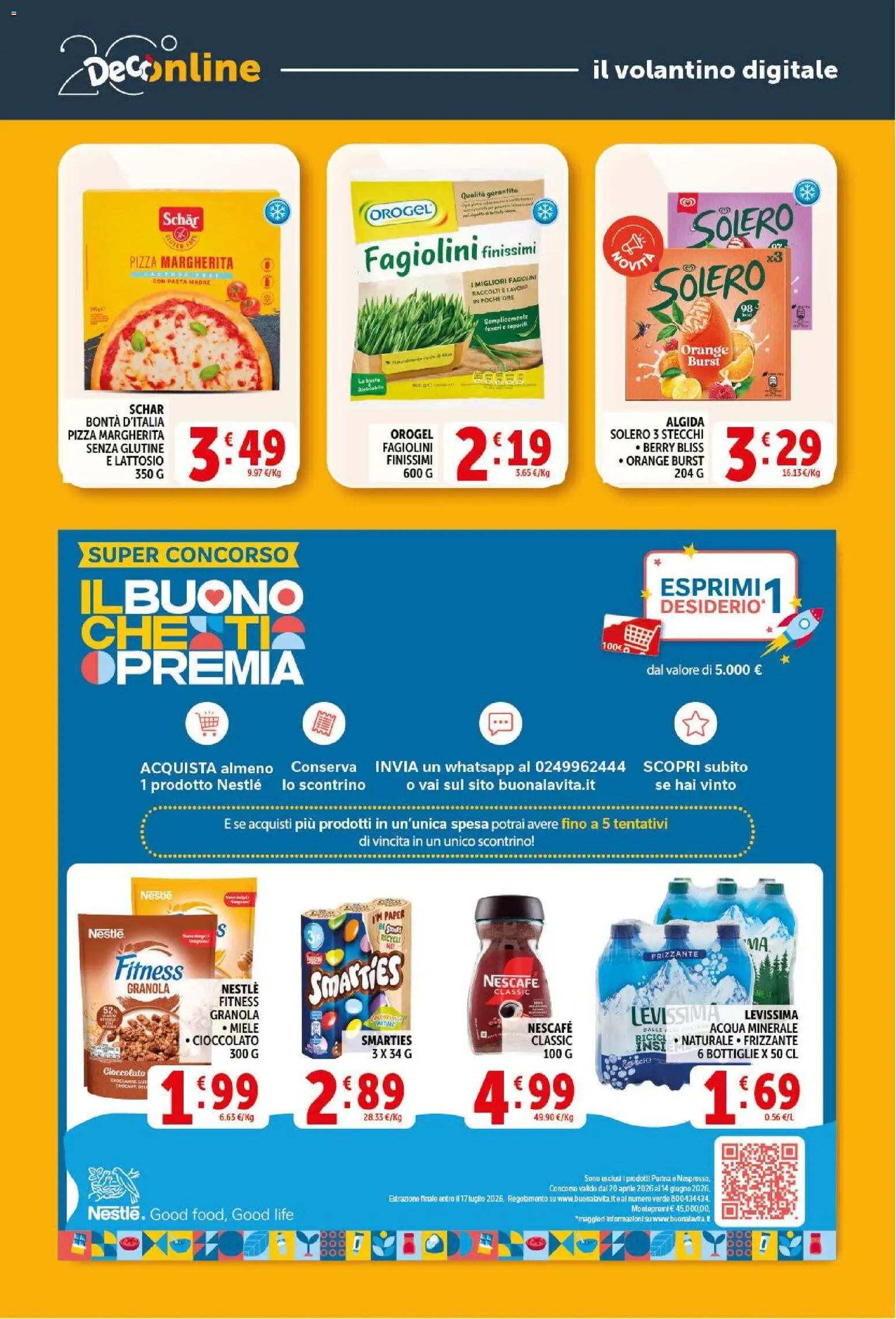 Volantino Decò del 29.05.2026 | Pagina: 24 | Prodotti: Cioccolato, Pizza, Miele, Acqua minerale