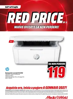 Anteprima del volantino Media World volantino valido a partire dal 01/07/2026 | Pagina: 50 | Prodotti: Stampante, Stampa