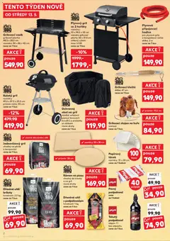 Náhled letáku Dřevěné uhlí/brikety, hmotnost: 2,5 kg, cena za 1 kus od 13.05.2026 | Strana: 2 | Produkty: Pizza, Dřevěné uhlí, Brikety, Gril