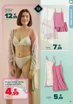 Vista previa Carrefour Dia de la Madre válido desde el 23.04.2026 | Página: 41 | Productos: Pijama, Braga, Camisón