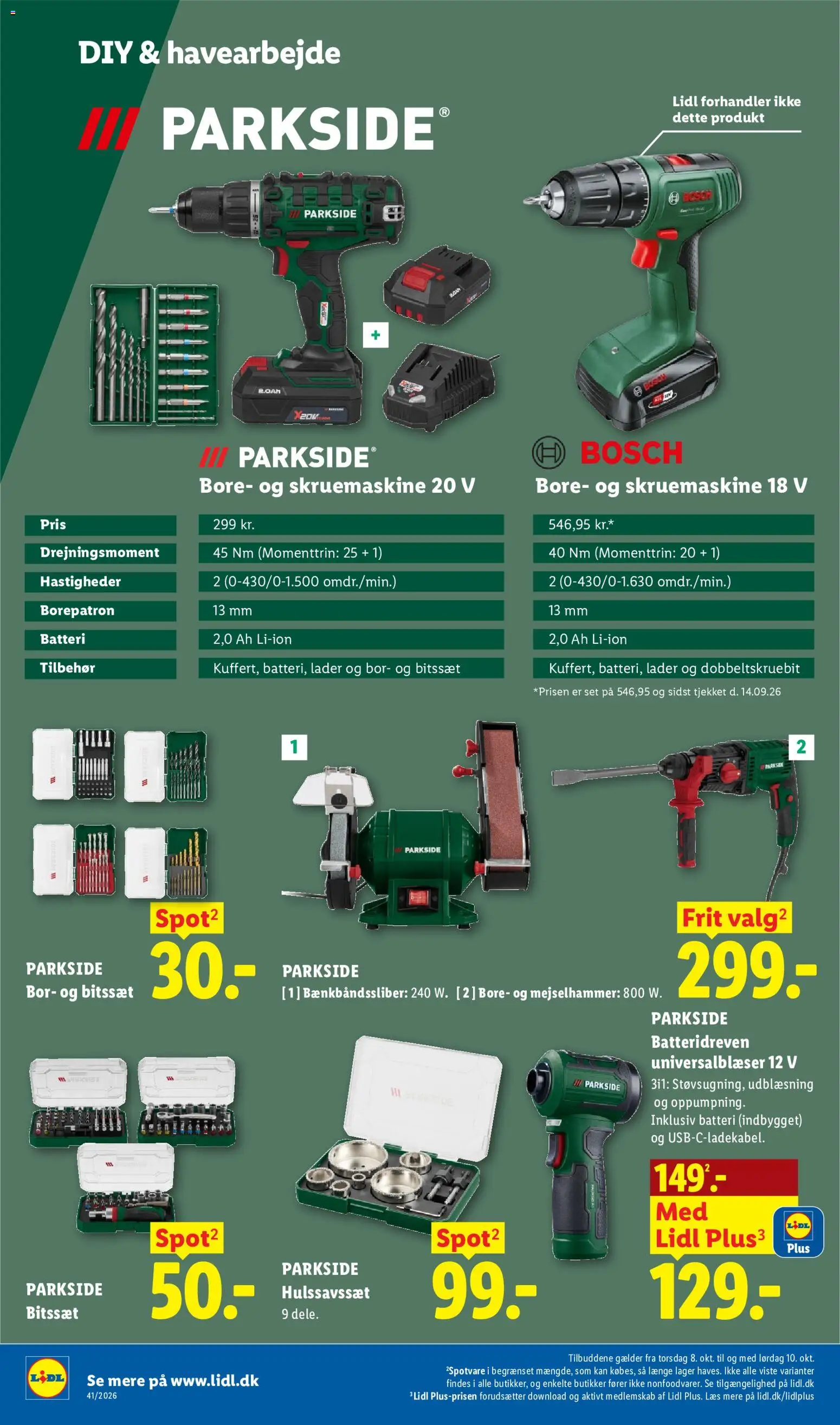 Lidl tilbudsavis – gyldig fra 04/10/2026 | Side: 30 | Produkter: Hammer, Søm, Batteri