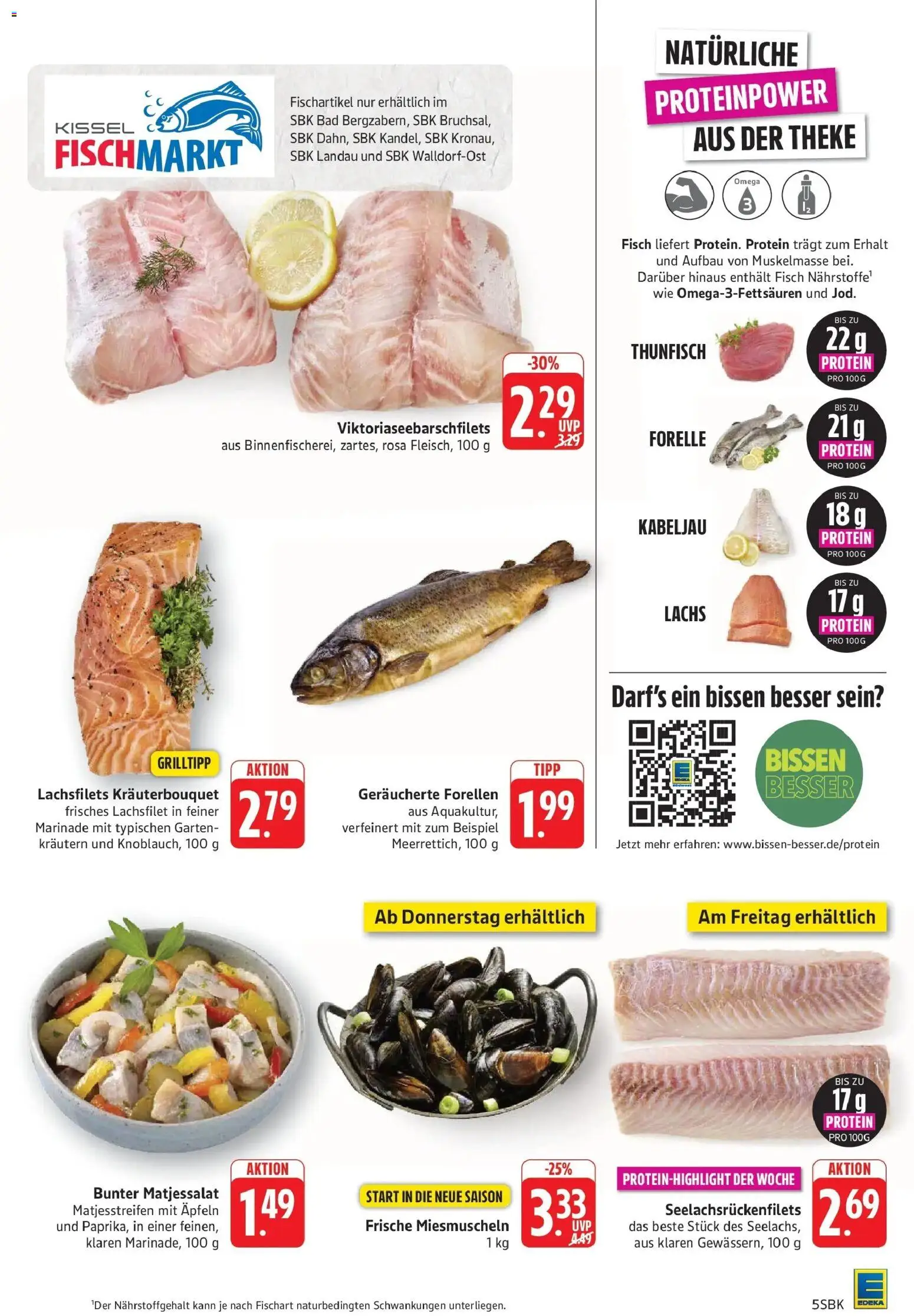 Edeka Prospekt Walldorf (ab 14.09.2026) » Angebote Online | Seite: 5 | Produkte: Theke, Thunfisch, Bad, Fisch