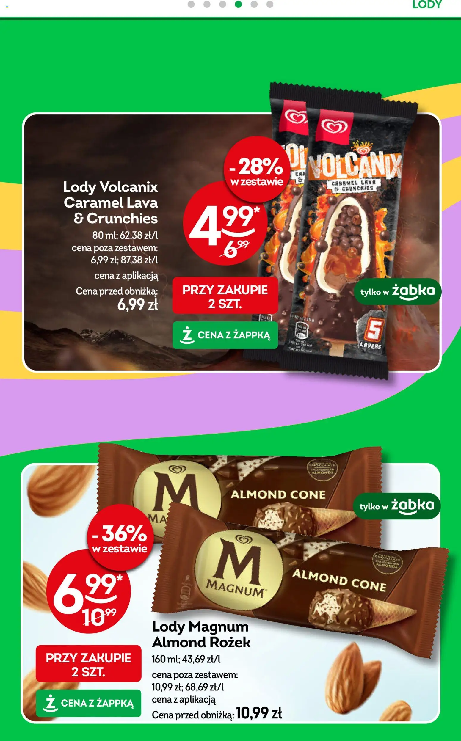 Żabka gazetka od 15.07.2026 | Strona: 41 | Produkty: Magnum, Lody Magnum, Lody