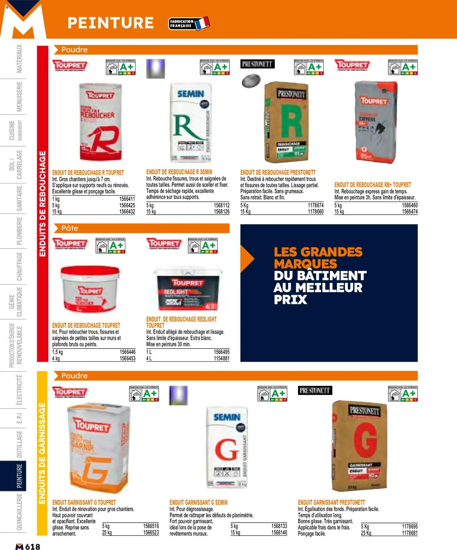 {H1} | Page: 618 | Produits: Poudre