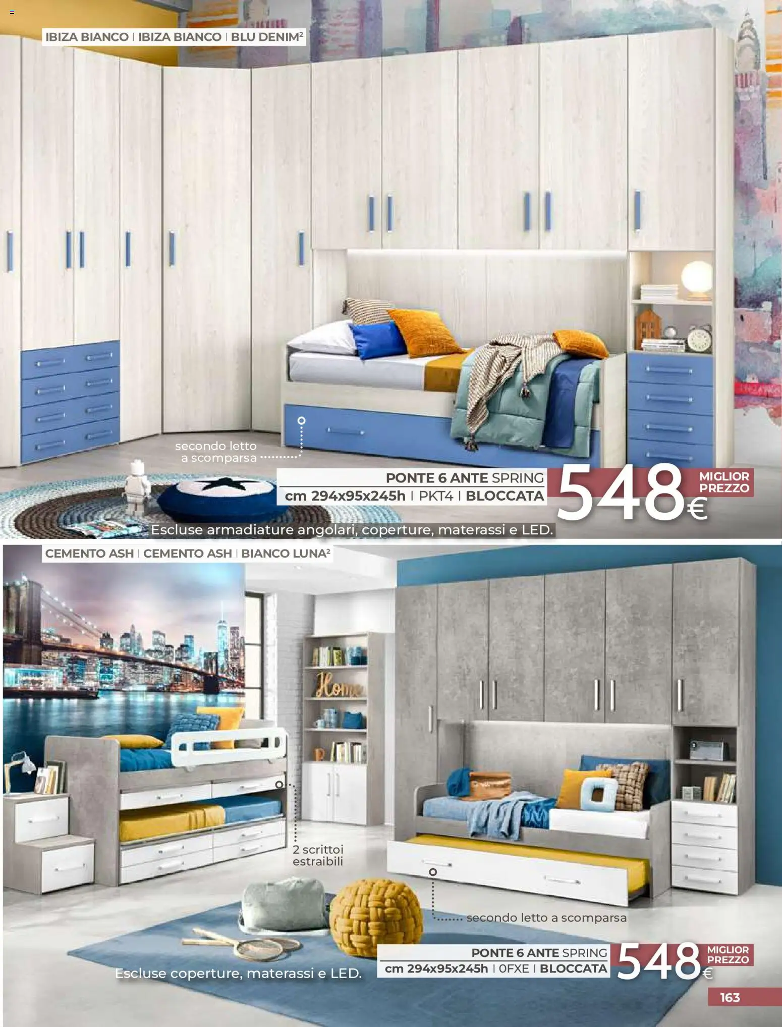 Volantino Mondo Convenienza del 01/09/2026 | Pagina: 165 | Prodotti: Letto, Cemento