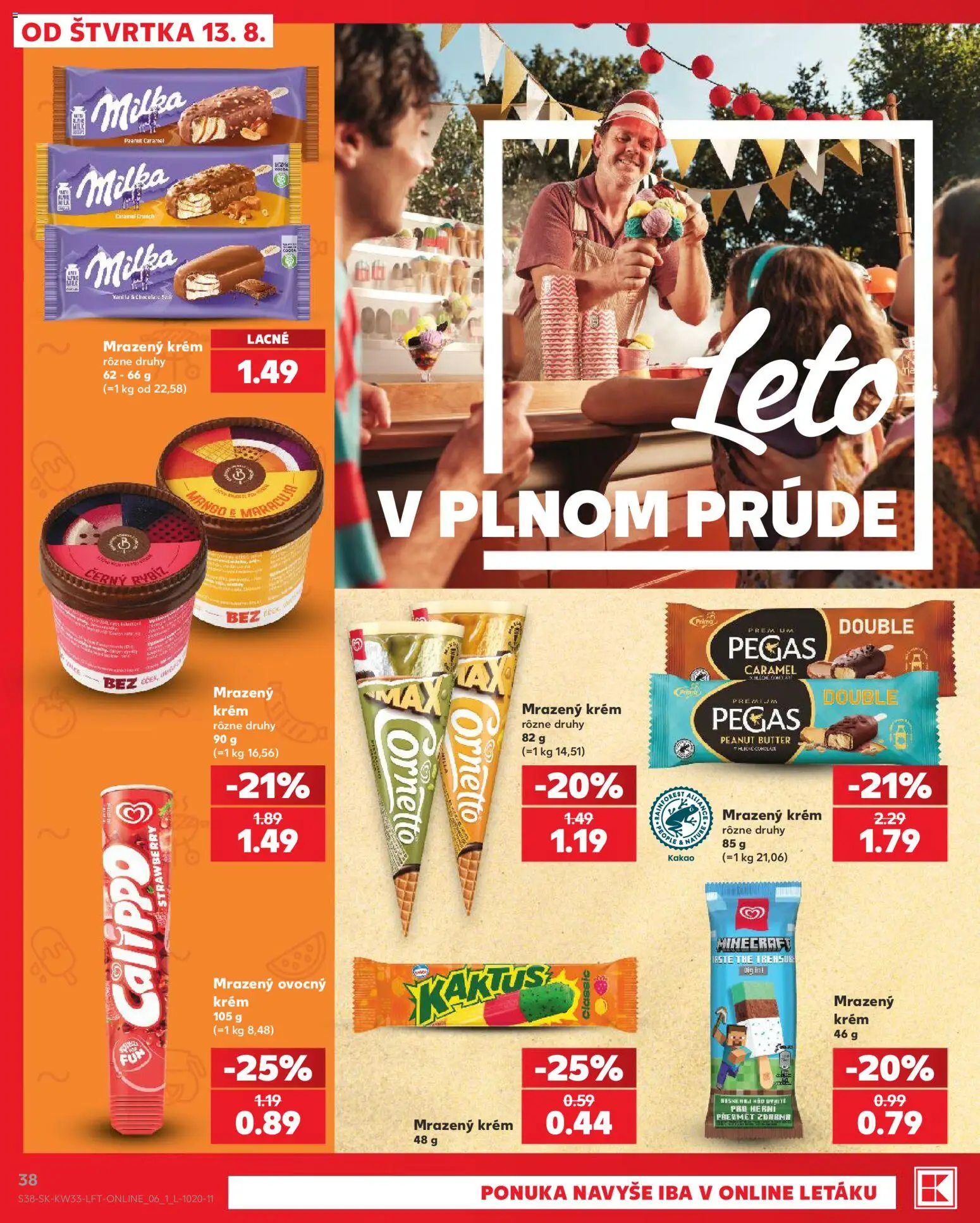 Nové Kaufland akcie – leták je platný od 13.08.2026 | Strana: 38