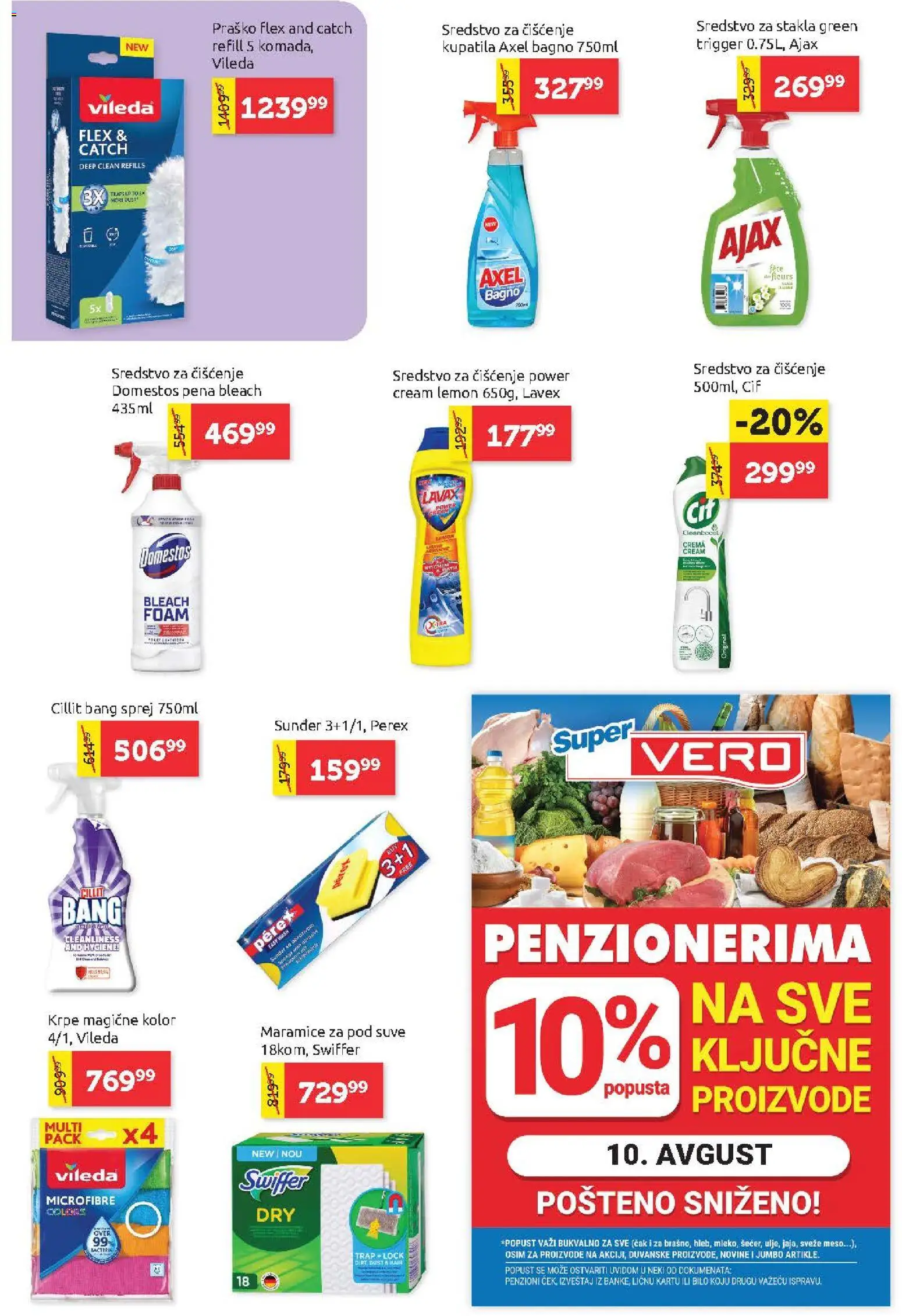 SuperVERO katalog - važi od 06.08.2026 | Strana: 24 | Proizvode: Cillit Bang, So, Vileda, Ajax