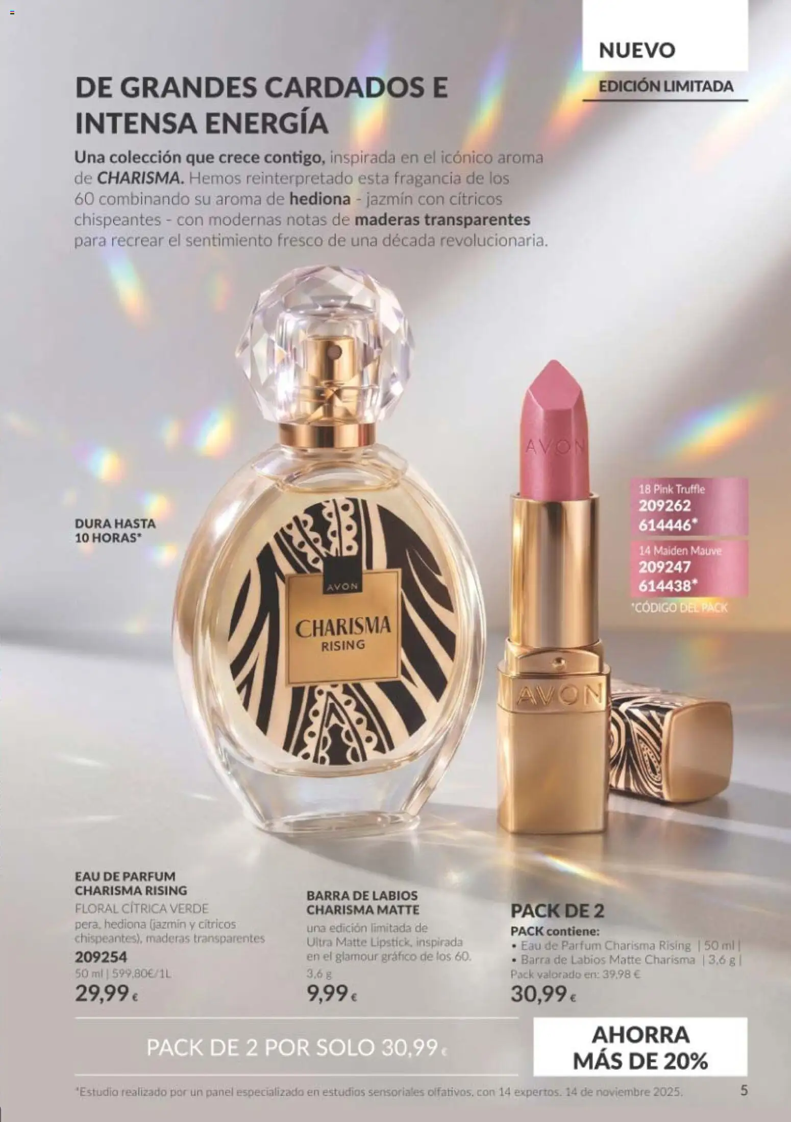 Catálogo AVON Black Friday │ válido desde el 01/11/2026 | Página: 5 | Productos: Fragancia, Cítricos, Barra de labios, Eau de parfum
