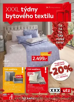 Náhled letáku XXXLutz leták - Týdny bytového textilu od 13.07.2026